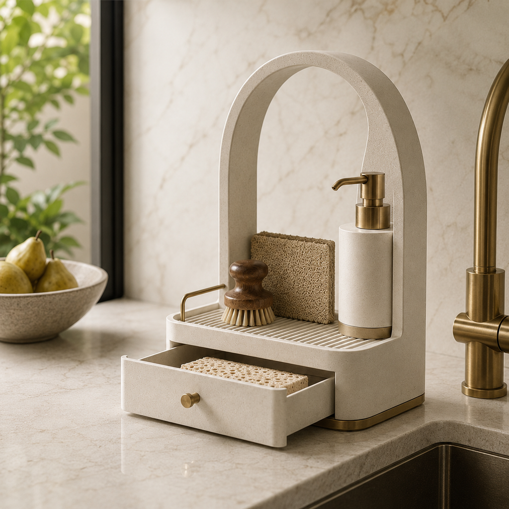 Arch Sink Organizer Tower
