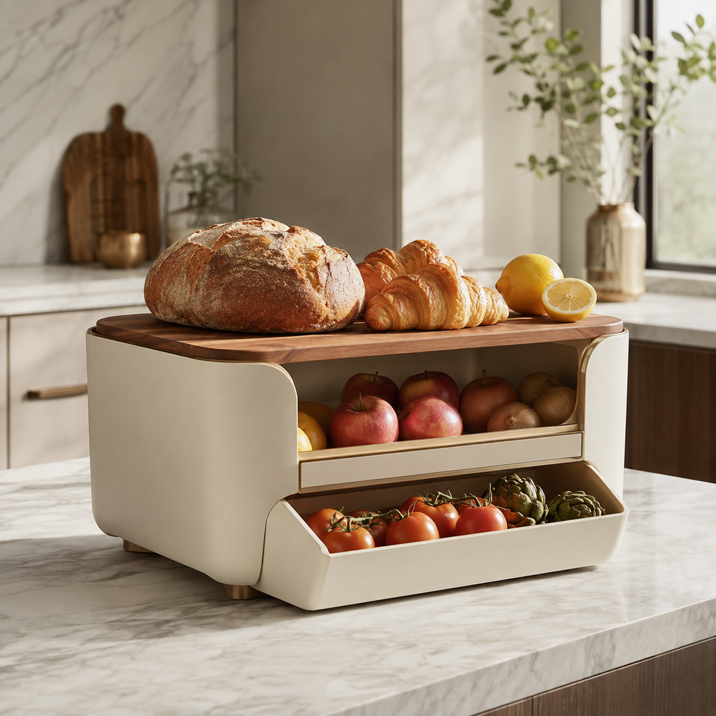 Convertible Bread & Produce Storage Center