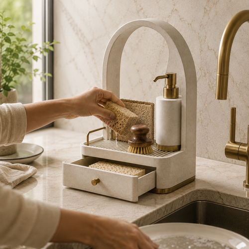 Arch Sink Organizer Tower