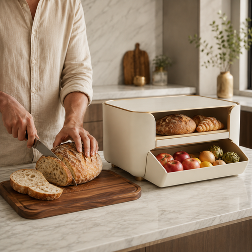 Convertible Bread & Produce Storage Center