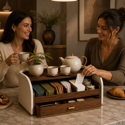 Tea Beverage Organizer Station