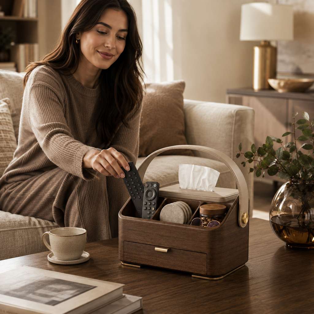 Living Room Mobile Storage Caddy