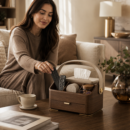 Living Room Mobile Storage Caddy