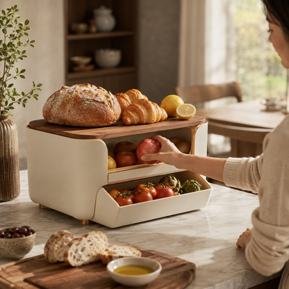 Convertible Bread & Produce Storage Center
